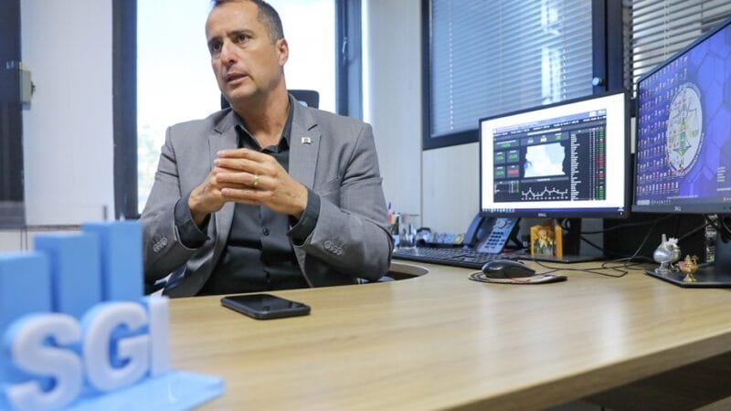 George Couto é subsecretário de Segurança Pública que trabalha com tecnologia na análise de dados para estudos sobre a área/Paulo H. Carvalho/Agência Brasília