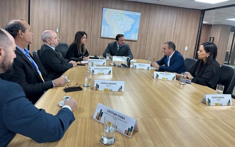 Trem Luziânia Brasília Reunião Ministério dos Transportes Misto Brasil