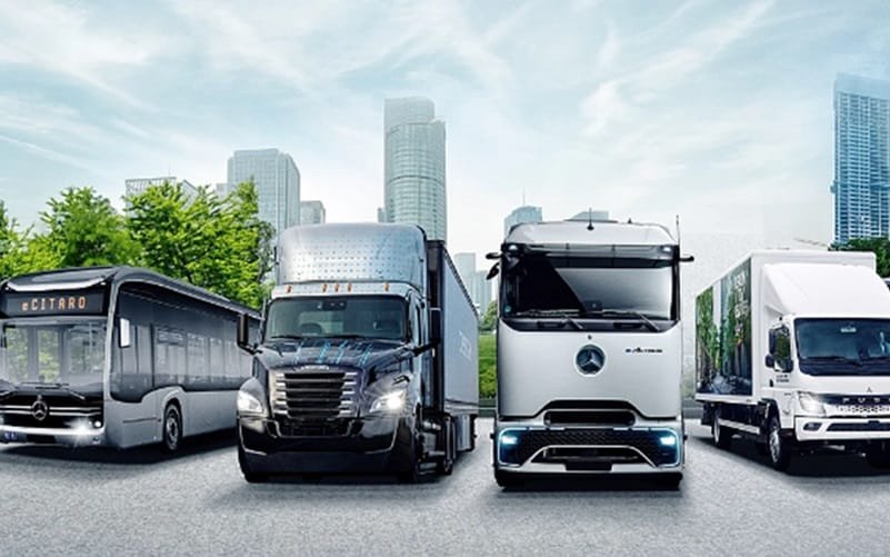 Caminhões ônibus Daimler Truck Misto Brasil