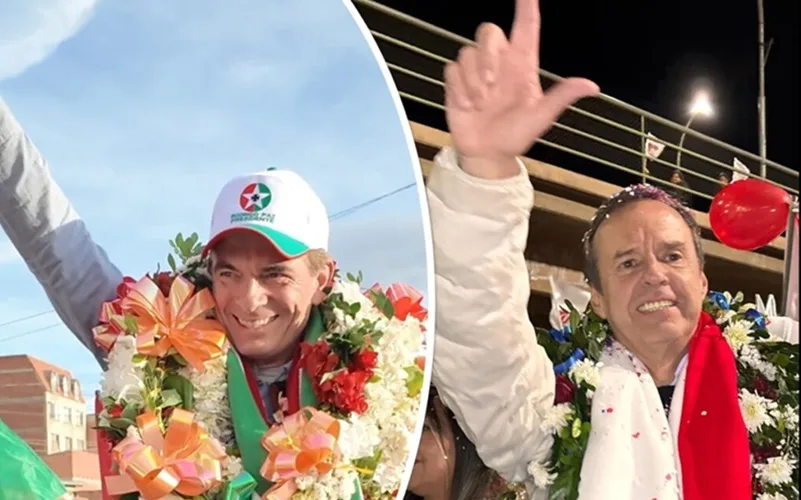 Bolívia eleições Rodrigo Paz e Jorge Tuto Quiroga Misto Brasil