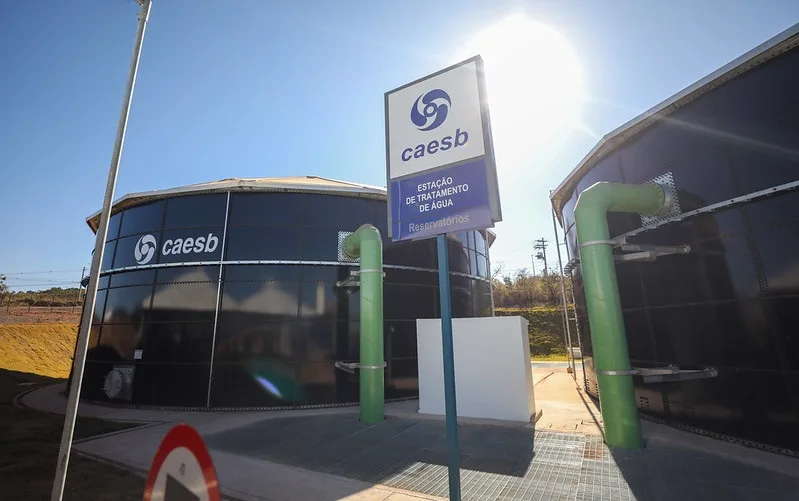 Estação de tratamento Caesb Sobradinho DF Misto Brasil