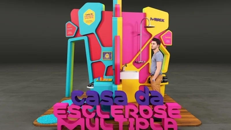 Casa simula ambientes enfrentados por quem tem esclerose