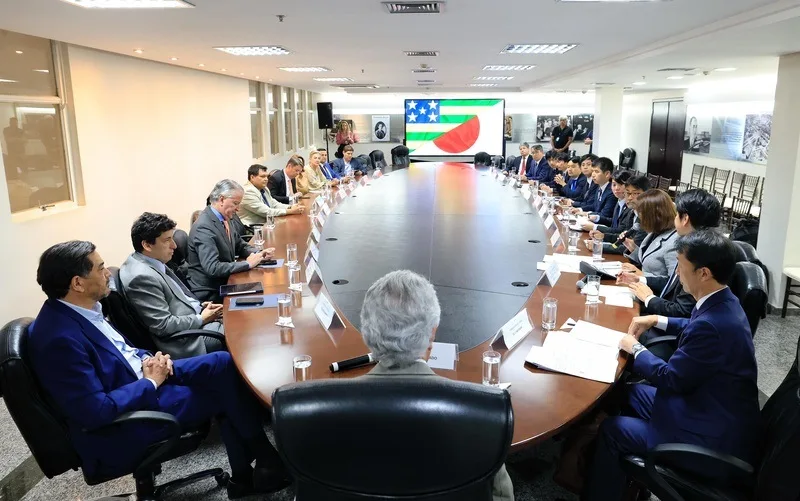 Reunião Goiás e comitiva japonesa Misto Brasil