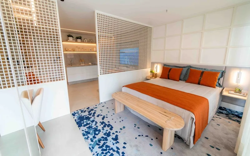 Imóvel decorado Reserva Orla DF Misto Brasil