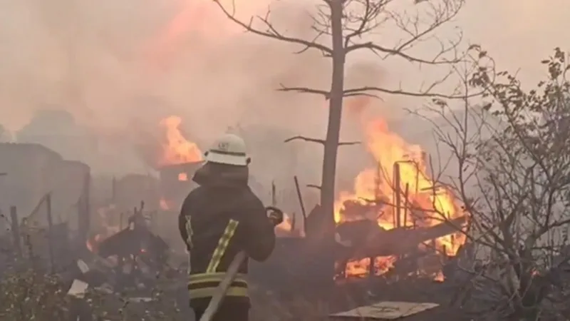 Incêndio florestal provocou mortes e feridos na Ucrânia