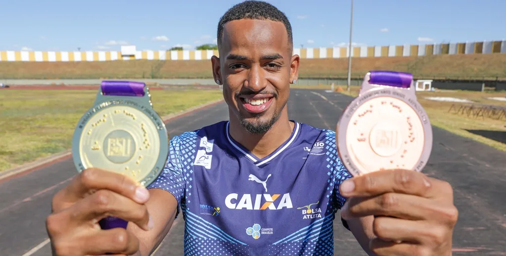 Medalhas atletismo Vinícius DF Galeno Misto Brasil
