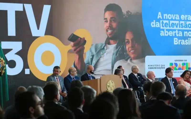 Lançamento da TV 3.0 Palácio do Planalto Misto Brasil