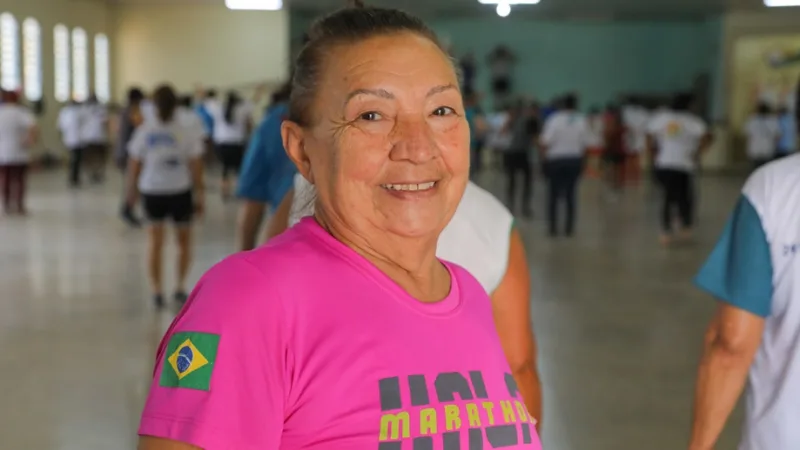 Joana Darck Ramalho Brasileiro Ferreira participa do programa Voluntário Social Esportivo, que atendeu até agora 87 mil pessoas/Paulo H. Carvalho/Agência Brasília