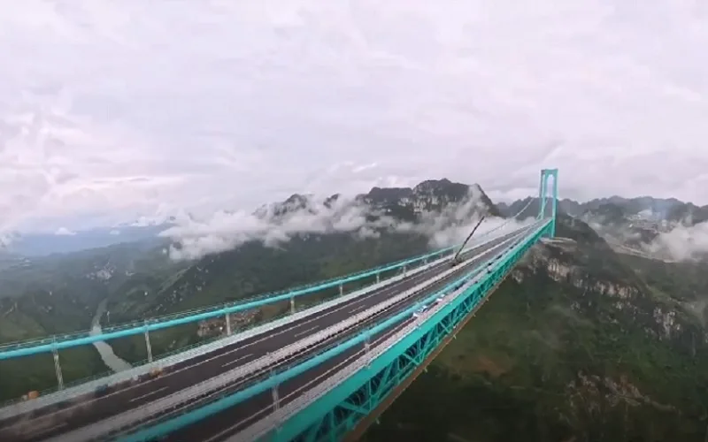 Ponte China mais alta do mundo Misto Brasil