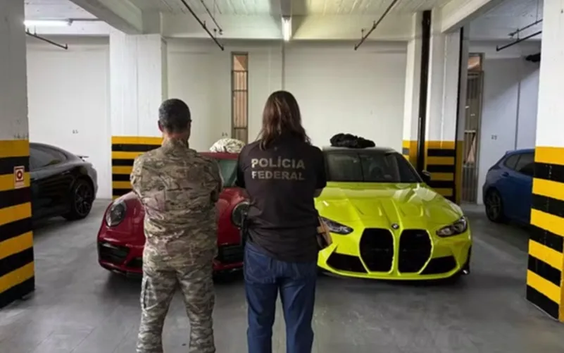 Polícia Federal carros apreendidos Careca do INSS Misto Brasil