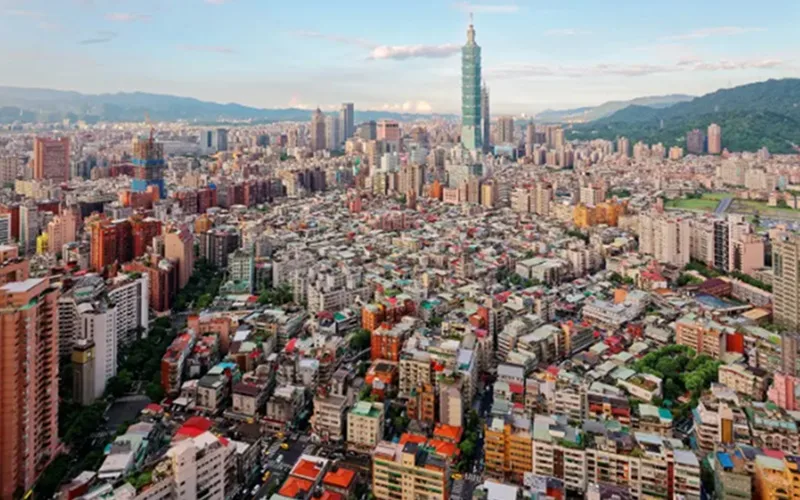 Taiwan taipei centro urbano Misto Brasil