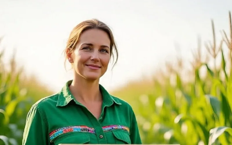 Técnico agrícola assistência no campo Misto Brasil