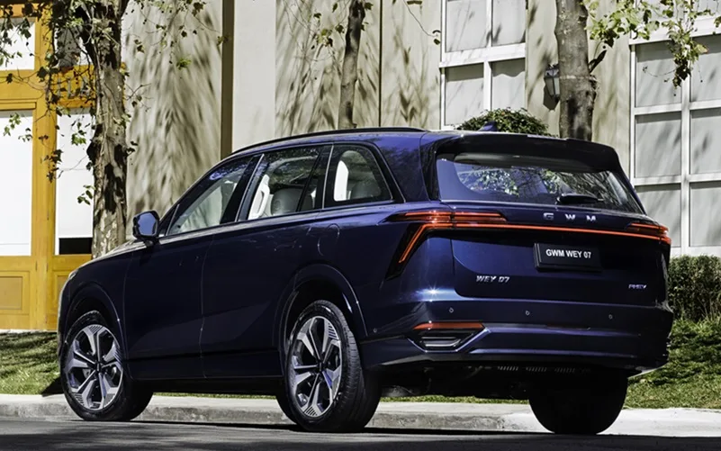 Carro GWM Wey 07, SUV híbrido Misto Brasil