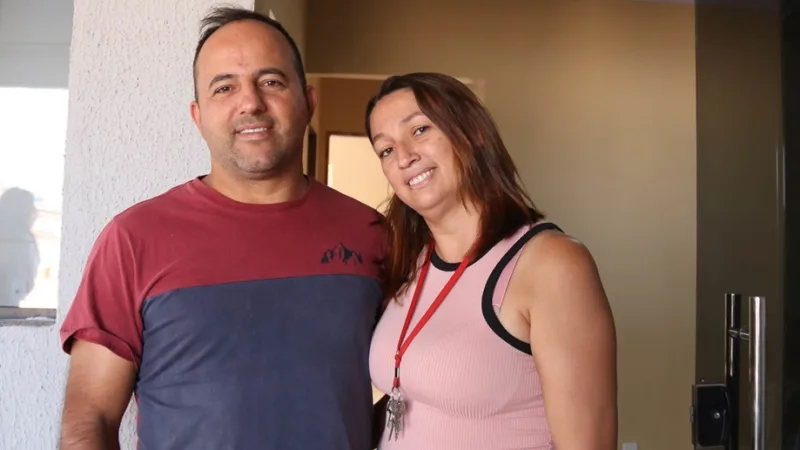 Maria Renata Jeissa e o companheiro aproveitaram bem o programa Melhorias Habitacionais da Companhia de Desenvolvimento Habitacional DF/Divulgação/Codhab-DF