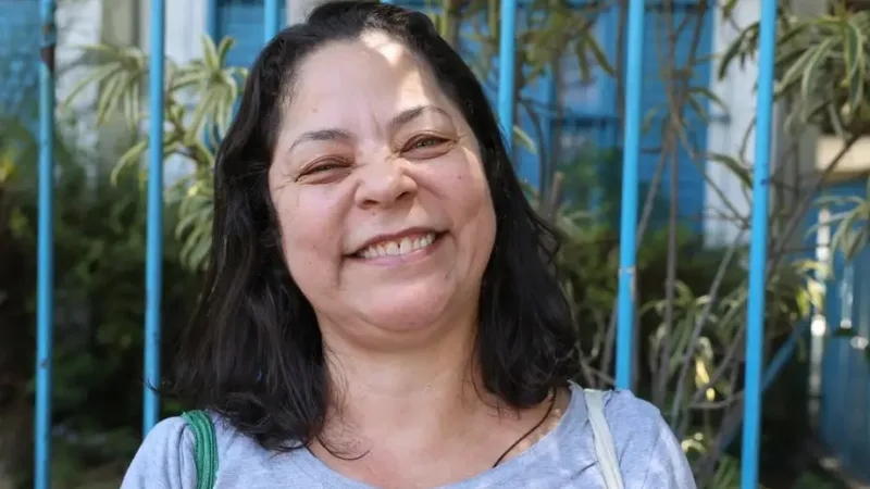 Ingrid do Nascimento Abreu fez a Prova Nacional do Docente no Colégio Estadual Julia Kubitschek, no centro do Rio de Janeiro/Tomaz Silva/Agência Brasil