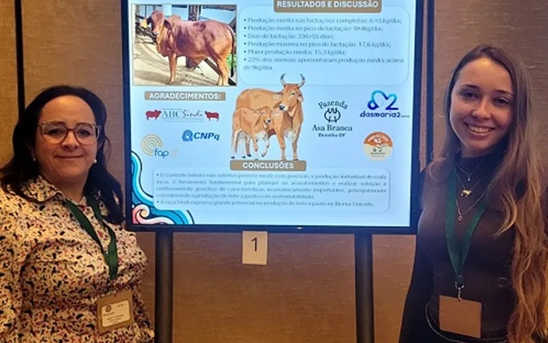 Pesquisadora Isabel Ferreira e a bolsista Júlia de Melo Embrapa Cerrados Misto Brasil