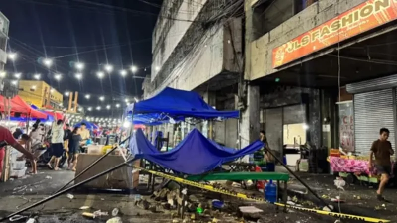 Terremoto nas Filipinas provoca a morte de 72 pessoas