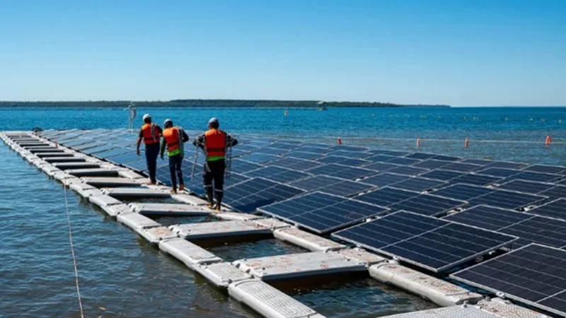 Itaipu entrega primeira fase de usina solar flutuante