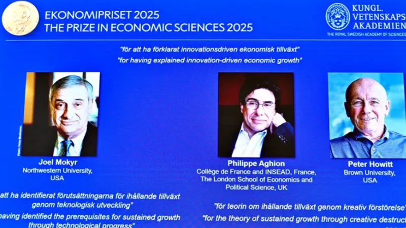 Trabalho sobre crescimento pela inovação recebe o Nobel