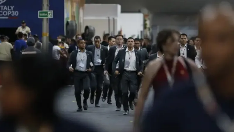 Emergência atende a 21 pessoas após fogo na COP30