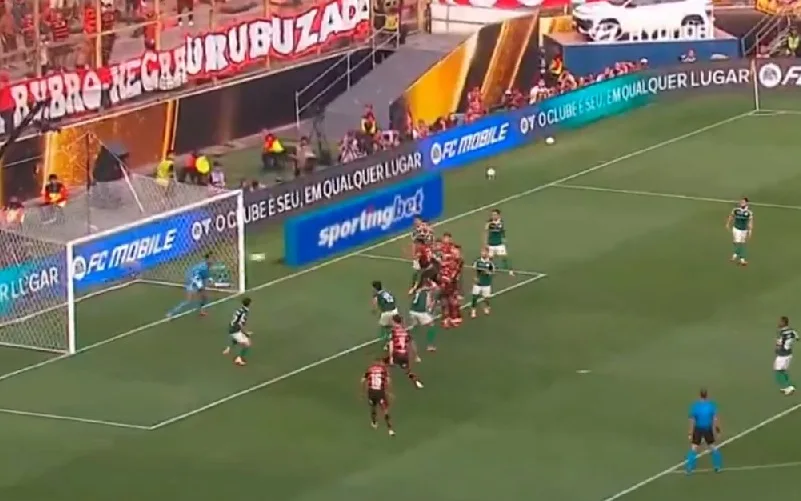 Flamengo e Palmeiras Libertadores Misto Brasil