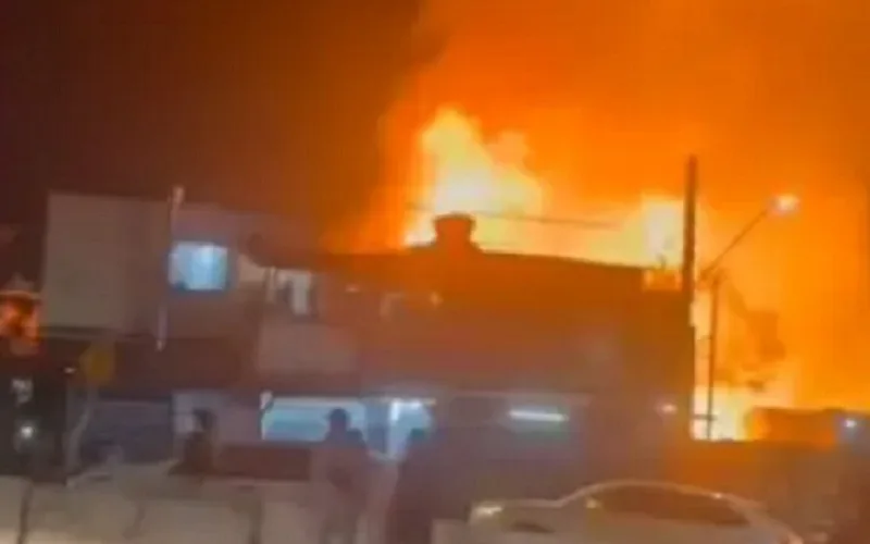 Incêndio favela São Paulo Misto Brasil