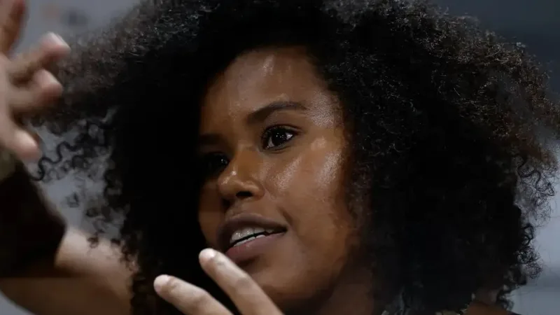 Wasady Xakriabá, articuladora da Articulação de Juventude Xakriabá (AJUX), jovem liderança indígena, “diplomata indígena”, na COP30/Tânia Rêgo/Agência Brasil