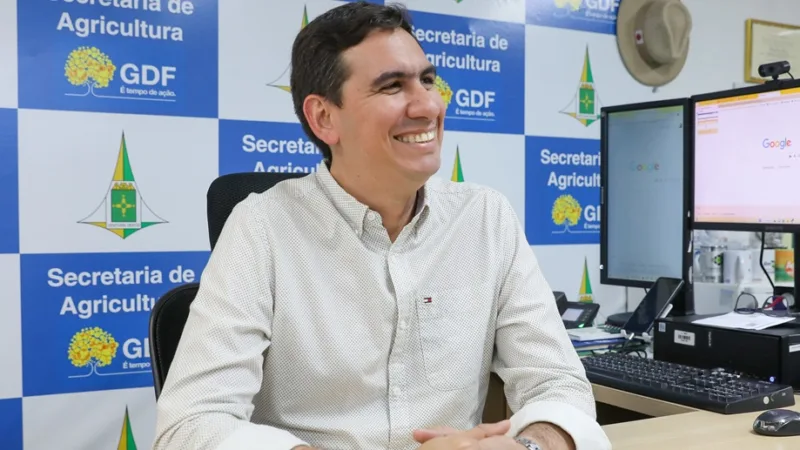 Rafael Bueno é secretário da Agricultura do DF que anunciou R$ 16 milhões no Fundo de Desenviolvimento Rural/Paulo H. Carvalho/ Agência Brasília