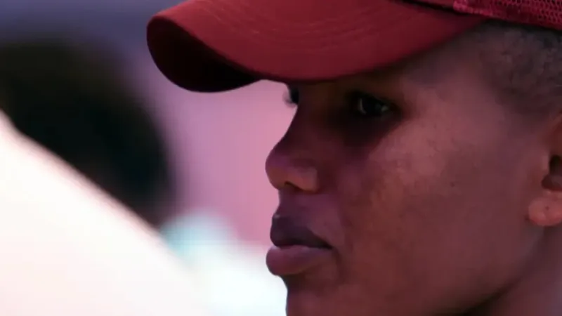 Sisilia Ginoka, corredora da Tanzânia, durante entrevista coletiva dos atletas de elite da 100ª Corrida de São Silvestre/Paulo Pinto/Agência Brasil