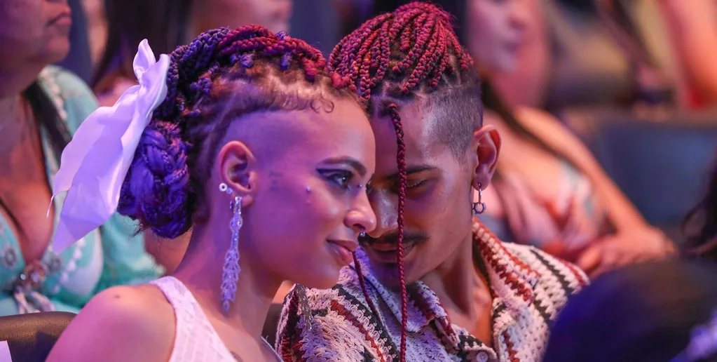 Casal oficializou a união durante a cerimônia do Casamento Comunitário no Museu da República, junto com outros 99 casais/Matheus H. Souza/Agência Brasília