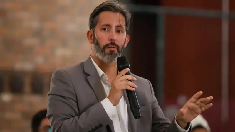 Leandro Grass, presidente do Iphan, na assinatura que descentraliza recursos para restauro do Armazém Docas André Rebouças, no Rio/Tomaz Silva/Agência Brasil