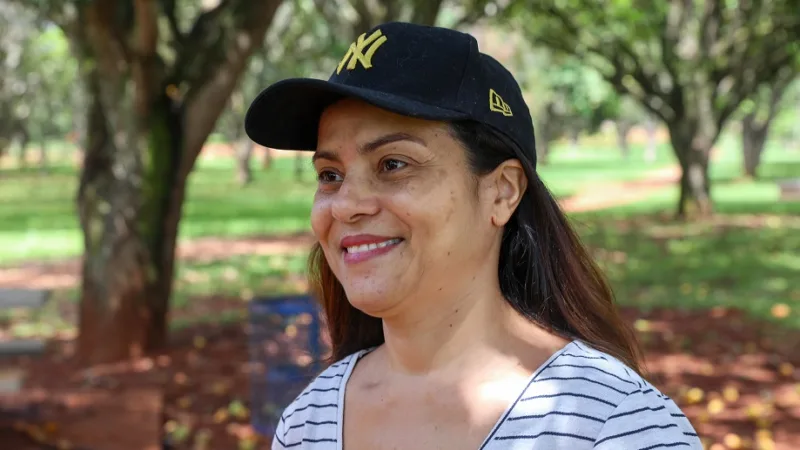 Silvana Vilas Boas aproveitou com a família as churrasqueiras no Parque da Cidade e gostou do que viu/Joel Rodrigues/Agência Brasília