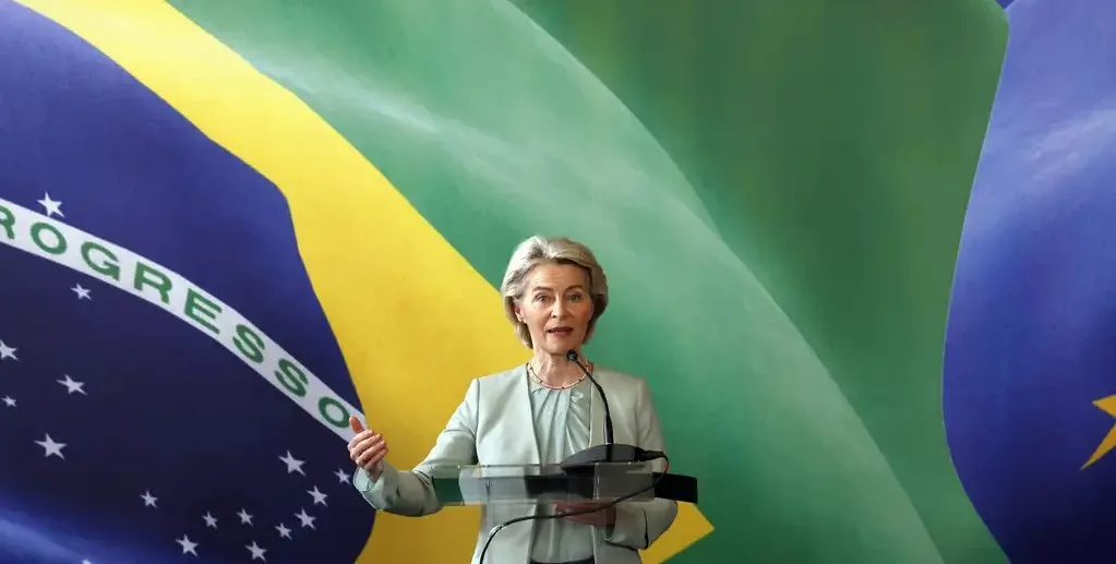 Comunidade Europeia Ursula van der Leyen Misto Brasil