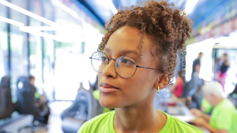 Eduarda Moreira participa do Programa Incubadora Digital, em Planaltina, para encorpar o seu currículo para o mercado de trabalho/Tony Oliveira/Agência Brasília