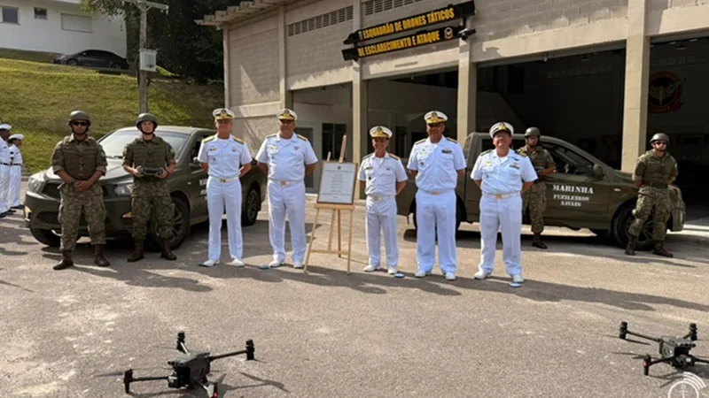 Marinha do Brasil ativa primeira divisão de drones