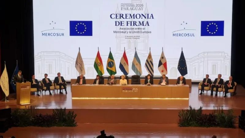 Assinado o acordo comercial Mercosul-UE