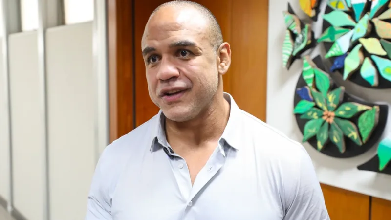 Rafael Feijão, vice-presidente do LFA na América do Sul, anuncia evento internacional de MMA em Brasília/Renato Alves/Agência Brasília