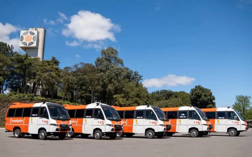 Fabricante de micro-ônibus fechou novos contratos no Chile