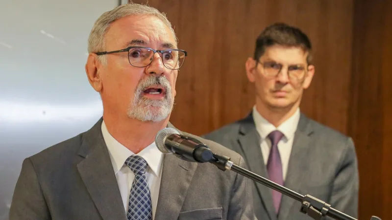 Waldir Leôncio Júnior, presidente do Tribunal de Justiça do Distrito Federal, na reinauguração do prédio simbólico chamado Palacinho/Paulo H. Carvalho/ Agência Brasília