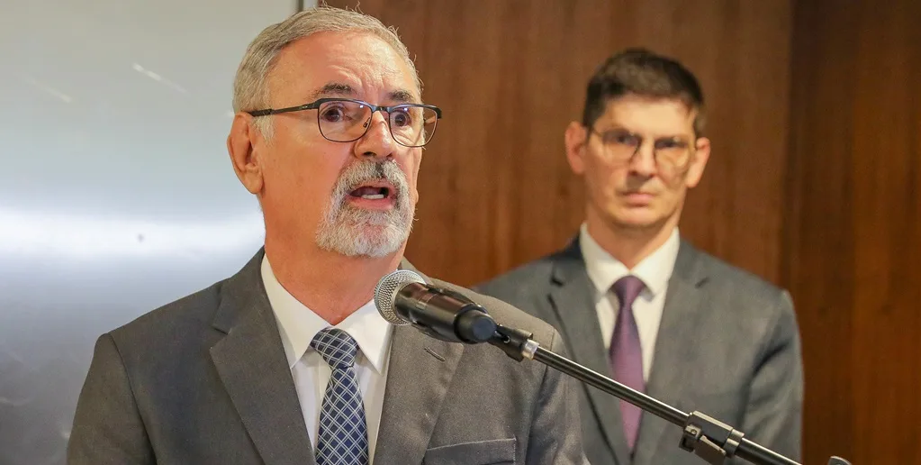 Waldir Leôncio Júnior, presidente do Tribunal de Justiça do Distrito Federal, na reinauguração do prédio simbólico chamado Palacinho/Paulo H. Carvalho/ Agência Brasília