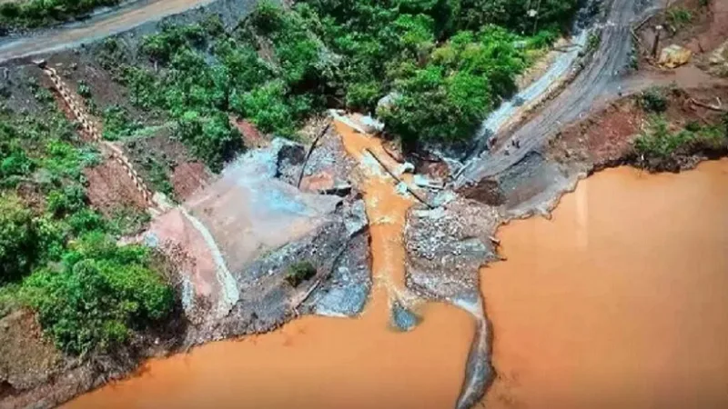 Congonhas confirma terceiro vazamento com dano ambiental