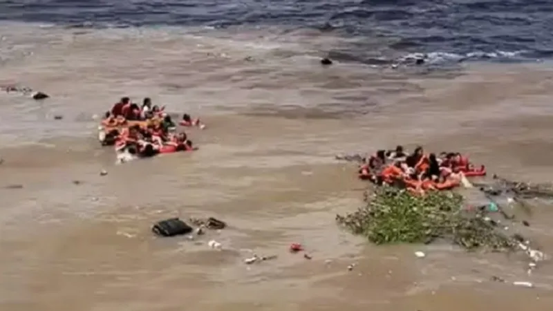 Cinco vítimas do naufrágio continuam desaparecidas