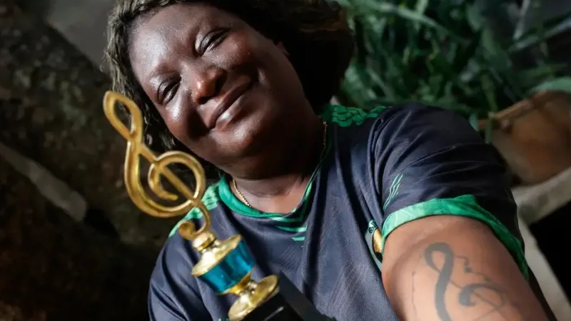Helen Maria da Silva Simão, primeira mulher à frente de uma bateria de escola de samba no Rio de Janeiro/Tânia Rêgo/Agência Brasil