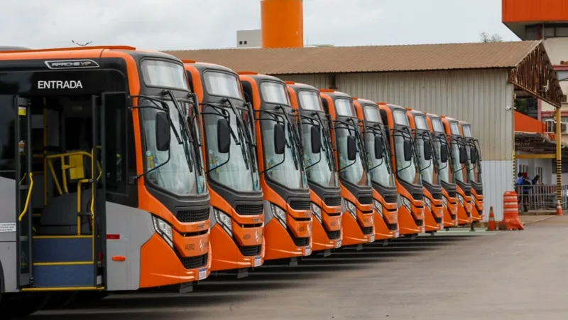 Novos ônibus atendem as linhas seis administrações regionais