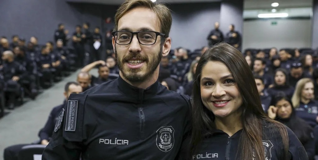 Tiago e Priscila integram o grupo de 17o novos policiais que foram nomeados para a Polícia Civil do Distrito Federal/Paulo H. Carvalho/Agência Brasília