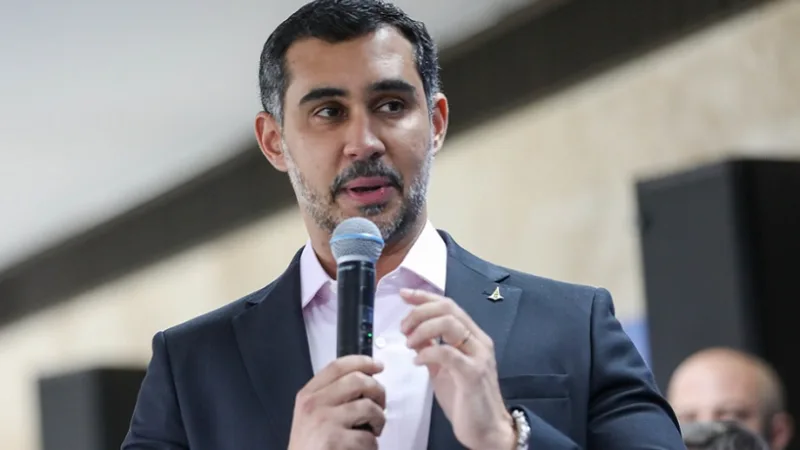 Marcelo Vaz, secretário de Desenvolvimento e Habitação, na sanção do PDOT após aprovação na Câmara Legislativa/Renato Alves/Agência Brasília