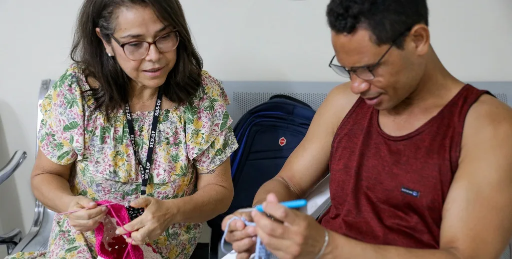 Crochê Itapoâ Eleni Alves e Reginaldo Ferreira Misto Brasil