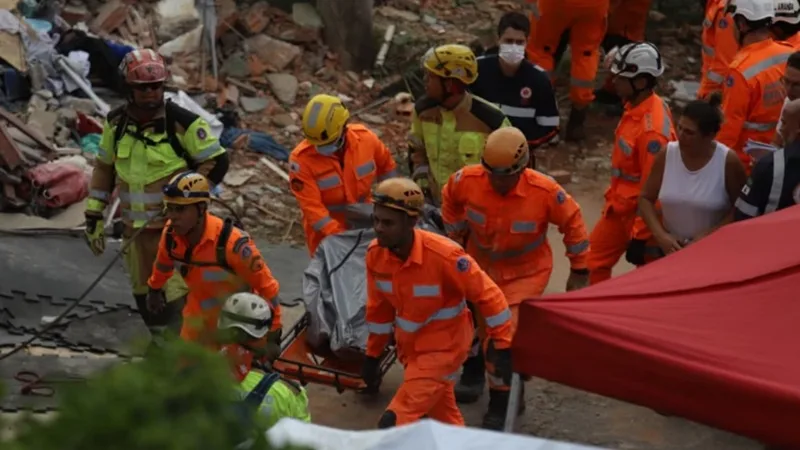 Desabamento do prédio de lar de idosos provoca 12 mortes