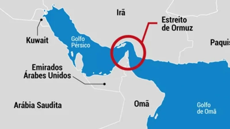 Bloqueio do Estreito de Ormuz afeta exportações brasileiras