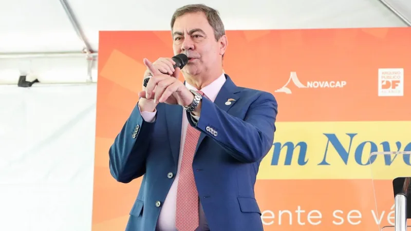 José Aparecido, presidente da Fecomércio, na inauguração de um prédio histórico transformado em polo de educação profissional na Candangolândia/Renato Alves/Agência Brasília